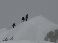 Salita in cordata al Monte Alben dal Couloir Albi dom. 1 marzo 09 - FOTOGALLERY